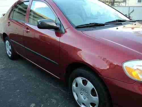 2004 TOYOTA COROLLA CE SEDAN -  PRICE REDUCED-  NO RESERVE AUCTION, image 4