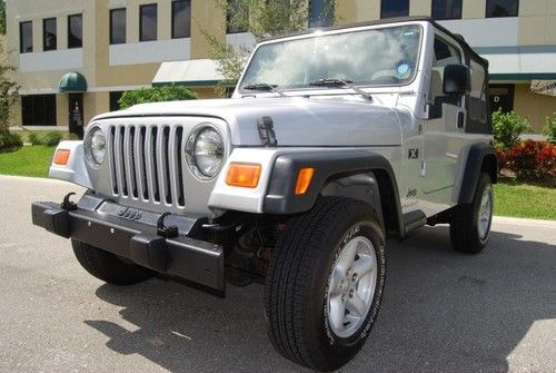 2006 jeep wrangler x 4x4 clean history 2 owner! 4.0l 50k mi we finance &amp; ship!