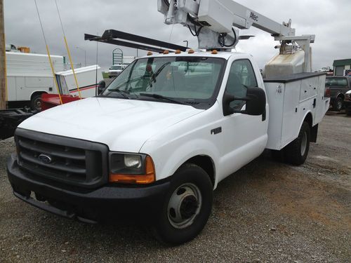 1999 ford f 350 super duty power stroke 7.3 diesel, v8 bucket truck