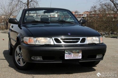 1999 saab 9-3 se convertible automatic heated seats wood steering leather