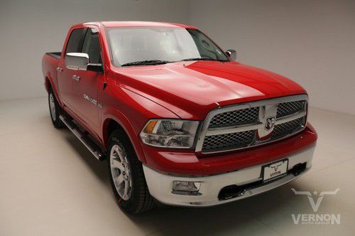 2012 laramie crew 4x4 navigation leather heated cooled sunroof v8 hemi