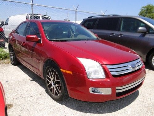 07 low mileage fusion very clean sel loaded v6 leather power seating economical