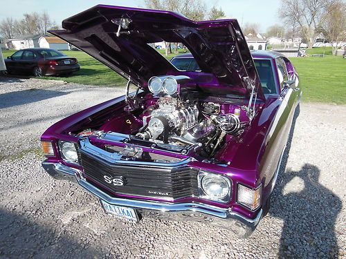 72 chevy chevelle pro street street machine street rod hot rod