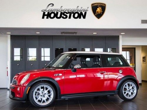 2006 mini cooper s hardtop harmon kardon 17 wheels chili red panoramic sunroof