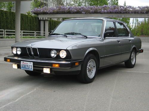 1988 bmw 528e super eta - rare &amp; an original washington car