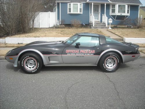 1978 corvette barn find   indy pace car l82 motor  3k orig miles