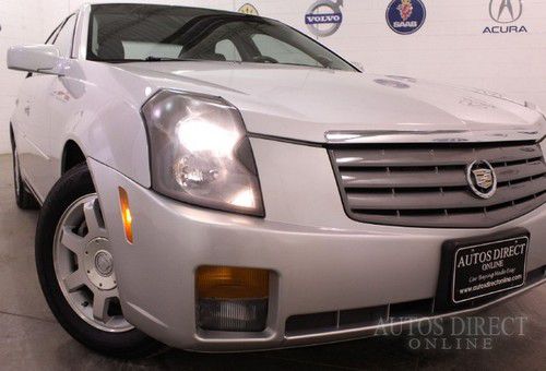 We finance 2003 cadillac cts 3.2l auto 74k clean carfax wrrnty 6cd pwrsts/wndws