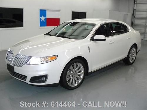 2010 lincoln mks nav rear cam pwr sunshade 20's 12k mi texas direct auto