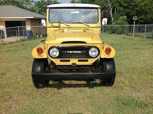 1975 classic original toyota fj40 landcruiser with origianl 2f