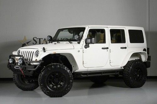 Starwood custom! white kevlar! leather! procomp wheels/lift! smittybilt winch!