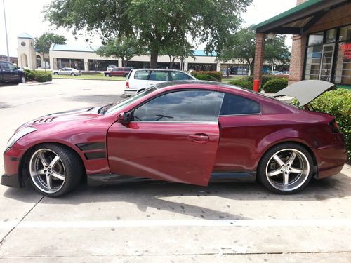 2003 infiniti g35 base coupe 2-door 3.5l- sporty, fast and one of a kind!!!