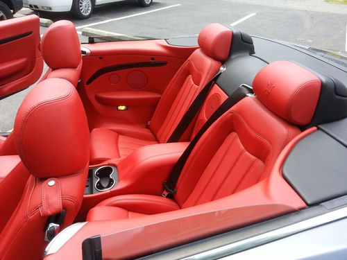 2010 Maserati Gran Turismo S Cabriolet-Grigio Metallic over Red Leather-SEXY, US $89,850.00, image 10