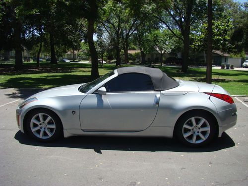 2004 nissan 350z touring roadster convertible 6spd manual 78k leather hid loaded