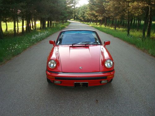 Guards red 1984 porsche 911 carrera cabriolet convertible babied, new pics