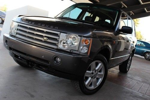 2005 range rover hse full size. navigation. gray/gray. clean in/out.