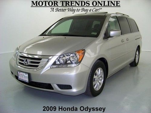 Exl ex-l navigation rearcam dvd roof leather htd seats 2009 honda odyssey 33k