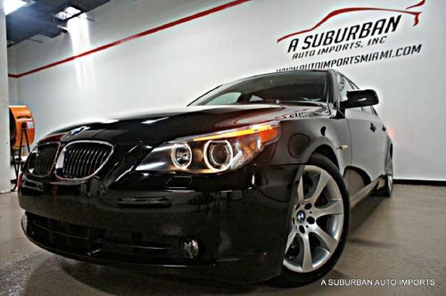 2007 bmw 550i sport pkg navigation 18" wheels bluetooth clean carfax gorgeous