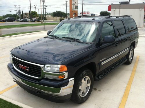 2005 gmc yukon xl slt 1 owner 4x4 rear entertainment fixed running boards bose