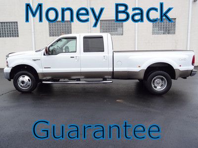 Ford super duty f-350 drw king ranch crew cab diesel 4x4 fully loaded no reserve