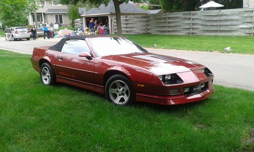 1988 chevy camaro iroc conv awesome survivor 5 speed 53k miles updates made