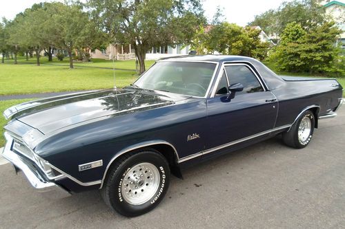 1968 chevrolet chevy el camino chevelle malibu v/8 a/c