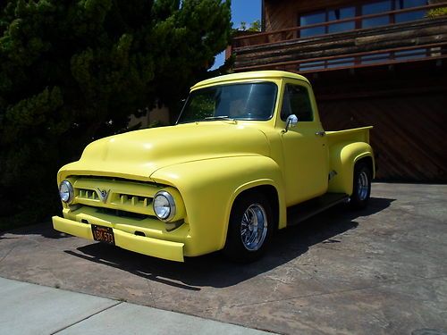 1953 Ford F-100 V8 Auto P/S Old Skool Hotrod Street Rod Cruiser Pickup Kool F1, image 3