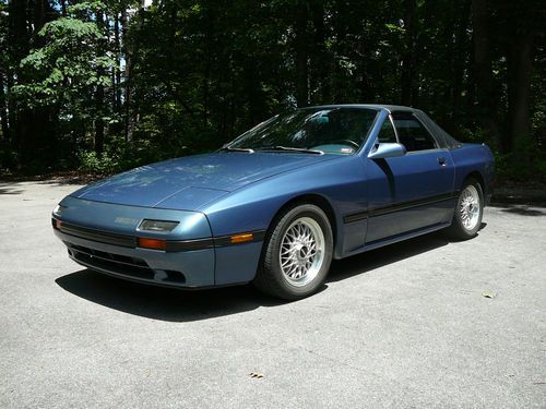 No reserve well documented 1988 mazda rx-7 convertible convertible 2-door 1.3l