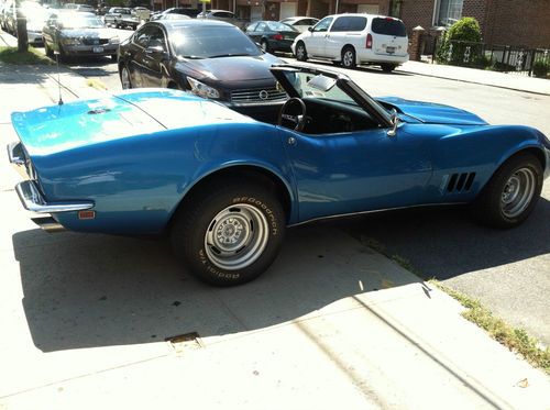 1968 numbers matching chevrolet corvette convertible