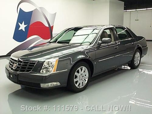 2010 cadillac dts premium climate seats sunroof nav 34k texas direct auto