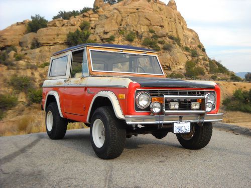 1973 ford 'bill stroppe baja bronco' unrestored original 1 of 650