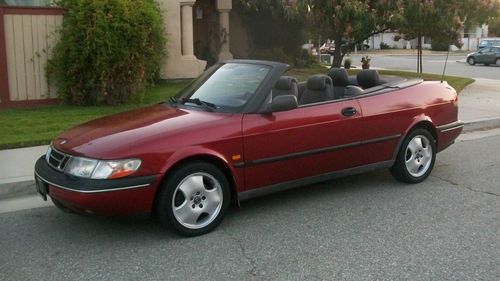 Gorgeous california rust free saab 900 convertible 75,000 original miles  look