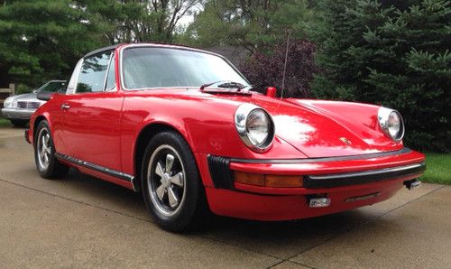 Beautiful &amp; rare porsche 911 s targa - with rare sport seats!!