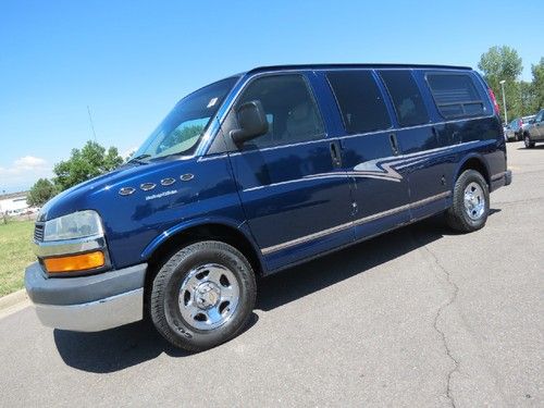 2003 chevrolet express 1500 awd conversion van 4x4 runs great non smoker