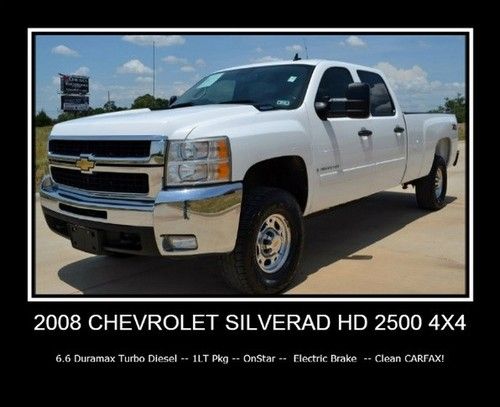 4x4 duramax diesel -- 1lt package -- great tires -- lwb -- clean carfax!