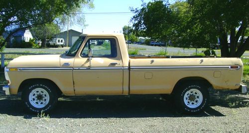 1978 ford f-250 2wd long bed, 351m, 4spd, ps, good running work truck no reserve