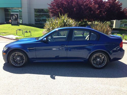 2010 bmw m3 sedan - lemans blue / bamboo beige - 39k miles - 6speed