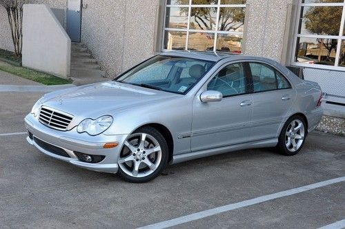 '07 c230 sport, silver / grey, extended warranty &amp; financing available!