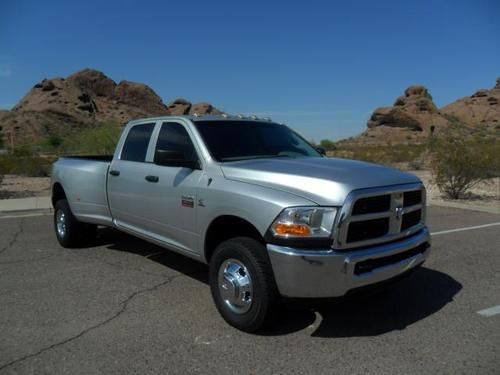 2010 dodge ram 3500 slt crew cab 4x4 new body style cummins turbo diesel clean