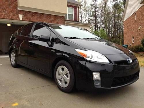 2010 toyota prius base ii 2 hatchback 4-door 1.8l gas saver no reserve!