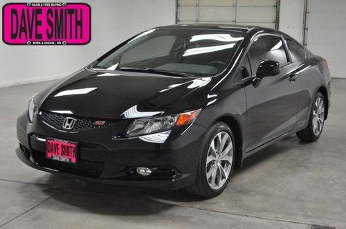 2012 black coupe manual sunroof cloth fwd hands free bluetooth!!! call us today!