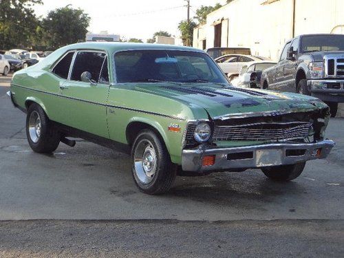 1972 chevrolet nova damaged salvage classic collectors car many extras must see!