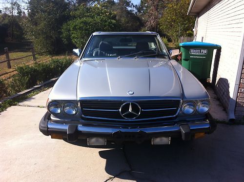 1985 blue mercedes benz 380sl convertible 300 series