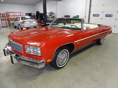 1975 chevrolet caprise convertible 25k miles!