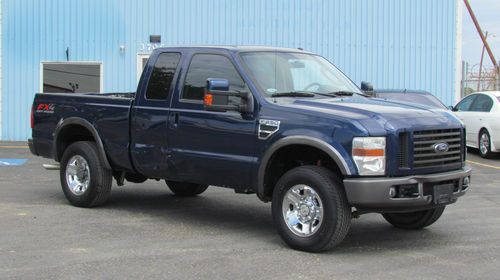 2008 ford f-250 super duty fx4 extended cab pickup 4-door 5.4l repairable