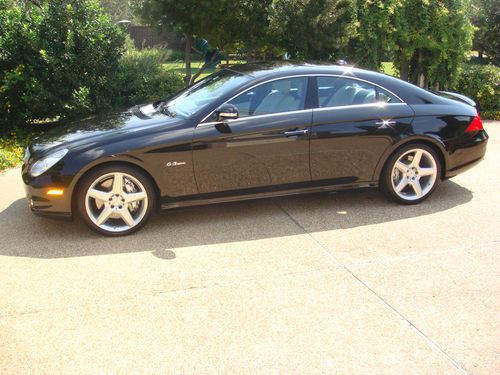 07 cls63 amg mercedes benz factory custom 1of1 slr blk designo warranty