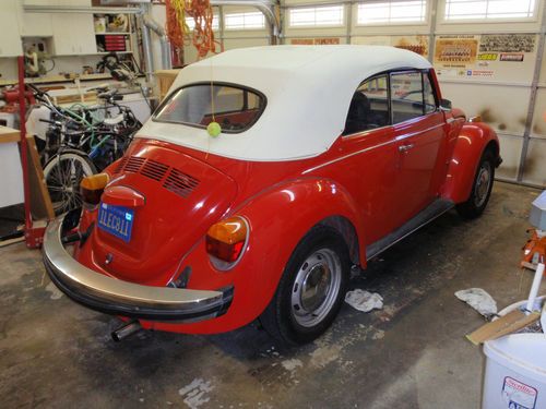 1979 volkswagen super beetle base convertible 2-door 1.6l