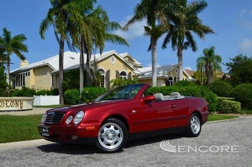 1999 mercedes benz clk320 cabriolet**burl walnut**1 fla owner**pwr seats**low mi