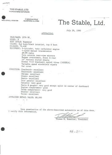 1974 MGB Roadster Convertible, US $7,500.00, image 2