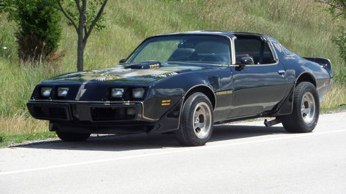 1979 pontiac trans am 403 t-tops bandit-new paint 2013 black on black