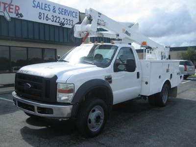 2008 ford f-550 4x4 altec bucket truck - 6.4 diesel w/ 200k factory warranty